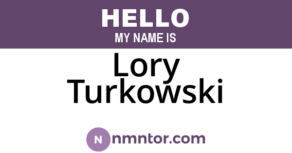 Lory Turkowski