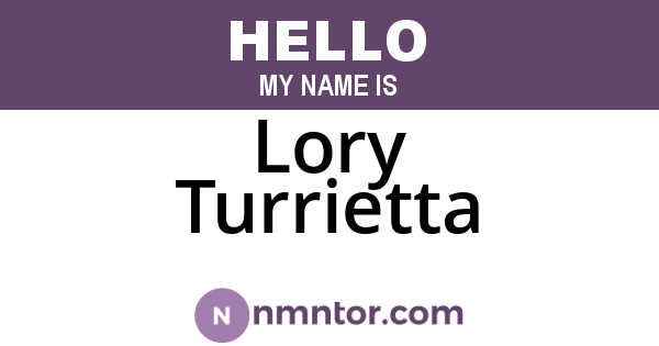 Lory Turrietta