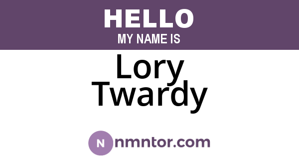 Lory Twardy