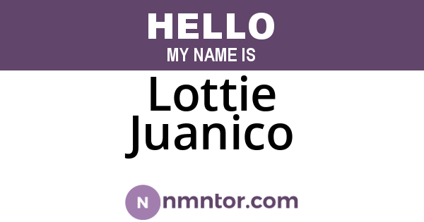 Lottie Juanico