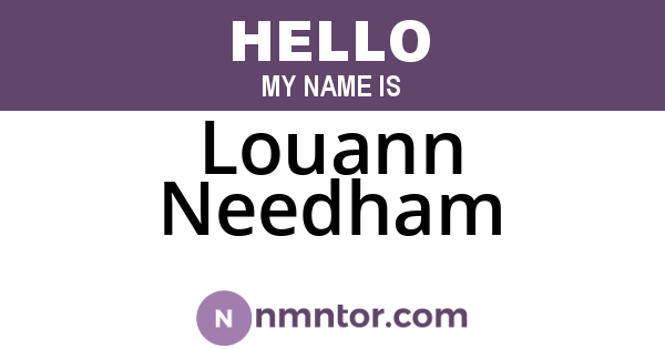 Louann Needham