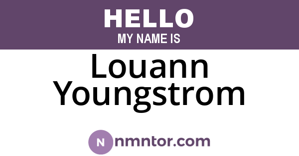 Louann Youngstrom