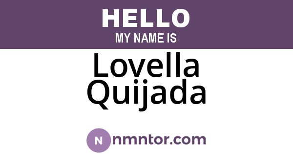 Lovella Quijada