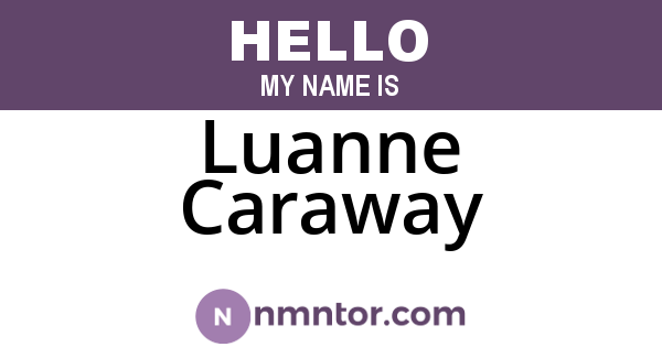 Luanne Caraway