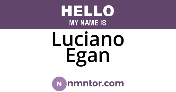 Luciano Egan