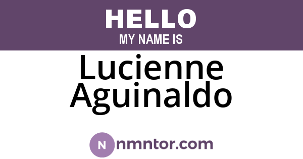 Lucienne Aguinaldo