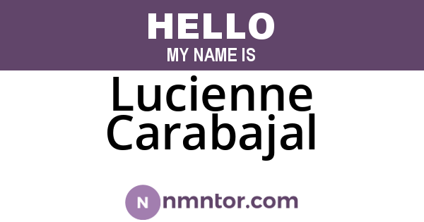 Lucienne Carabajal