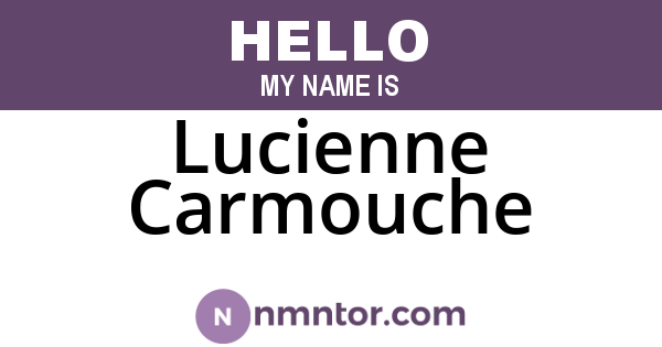Lucienne Carmouche