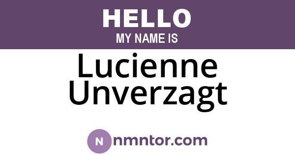 Lucienne Unverzagt