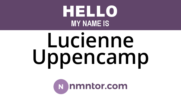 Lucienne Uppencamp