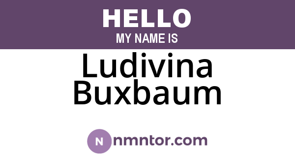Ludivina Buxbaum