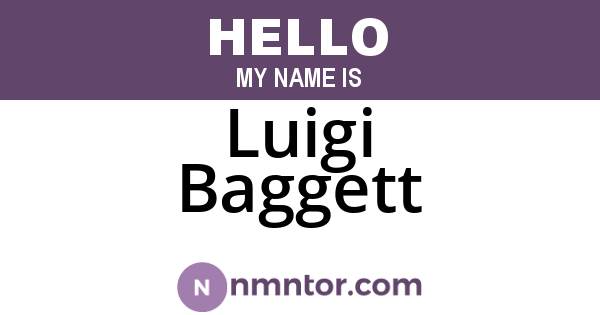Luigi Baggett