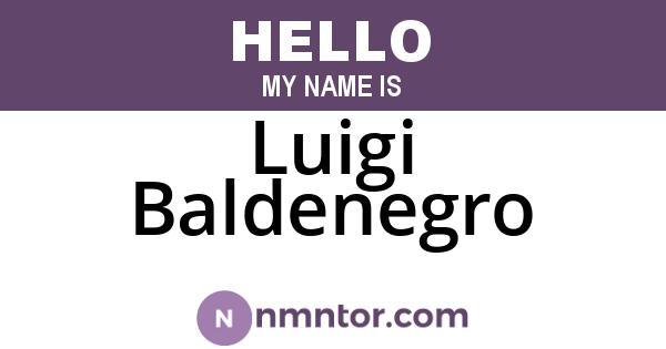 Luigi Baldenegro
