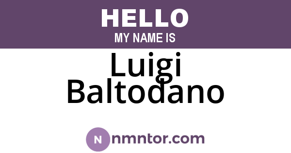Luigi Baltodano
