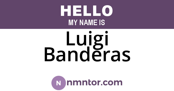 Luigi Banderas
