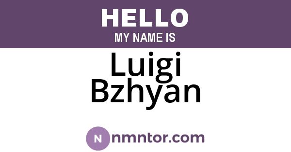 Luigi Bzhyan