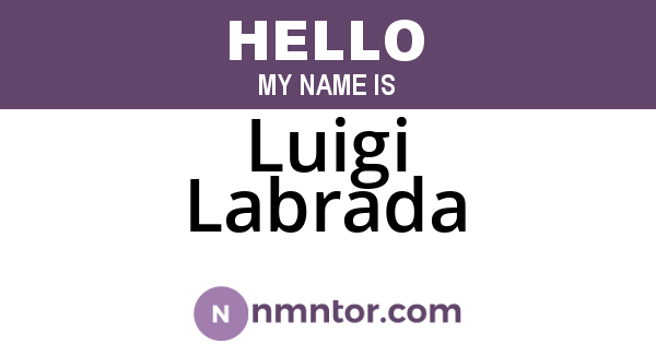 Luigi Labrada