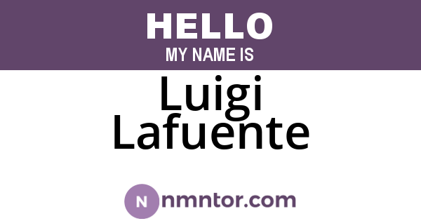 Luigi Lafuente