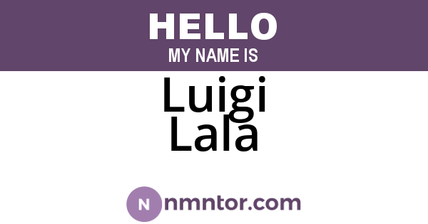 Luigi Lala