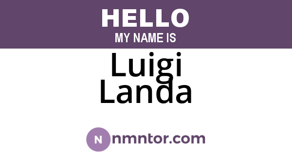 Luigi Landa