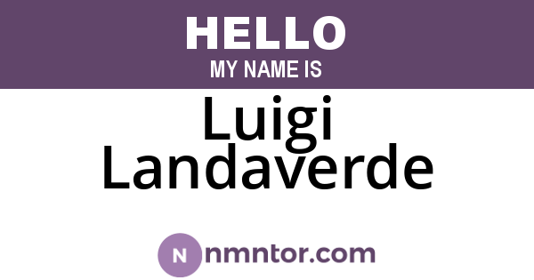 Luigi Landaverde