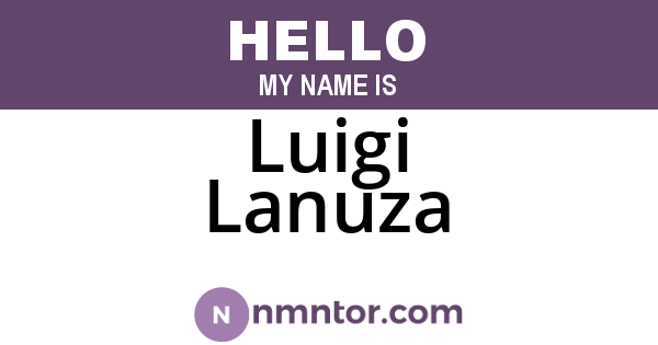 Luigi Lanuza