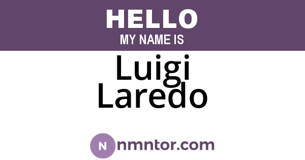 Luigi Laredo