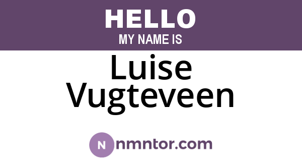 Luise Vugteveen