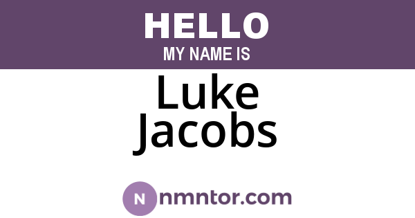 Luke Jacobs