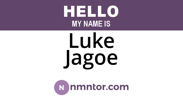 Luke Jagoe