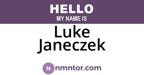 Luke Janeczek