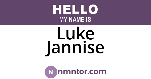 Luke Jannise