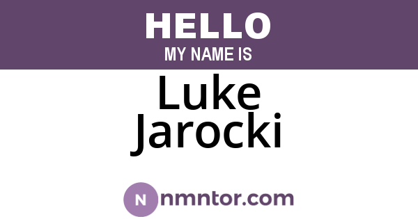 Luke Jarocki
