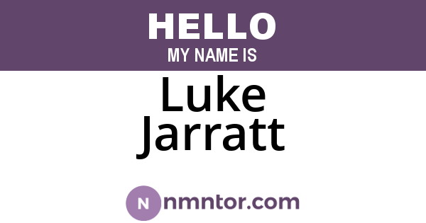 Luke Jarratt