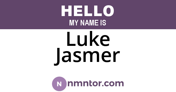 Luke Jasmer