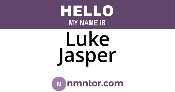 Luke Jasper