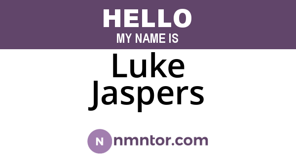 Luke Jaspers