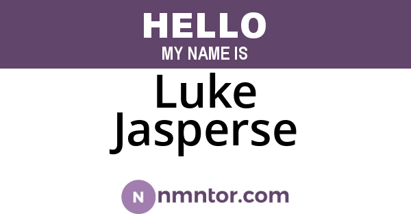 Luke Jasperse