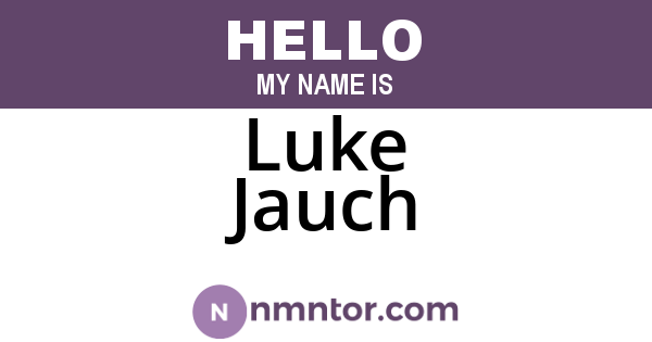 Luke Jauch