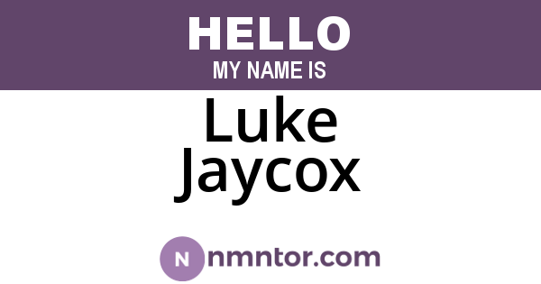 Luke Jaycox