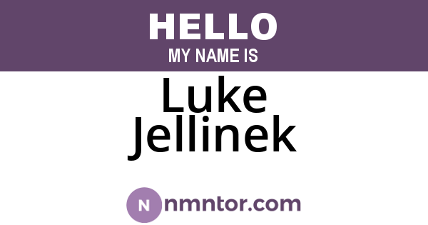 Luke Jellinek