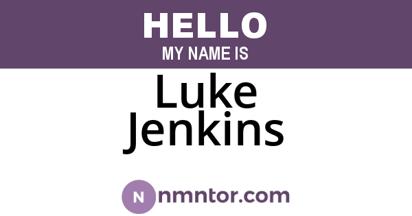 Luke Jenkins