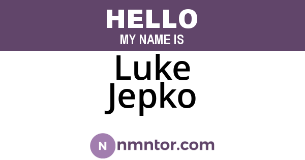 Luke Jepko