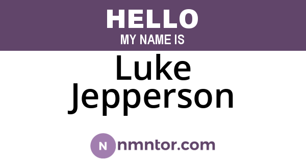 Luke Jepperson