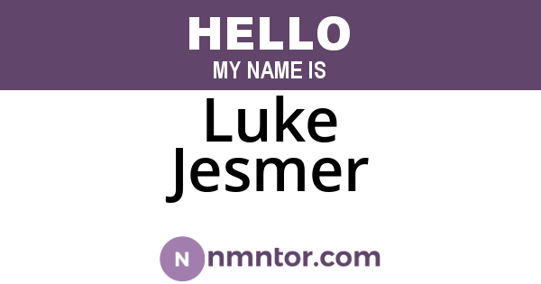 Luke Jesmer