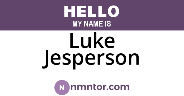 Luke Jesperson