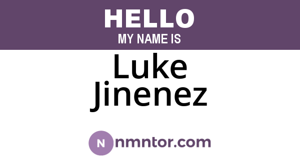 Luke Jinenez