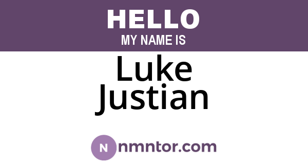 Luke Justian