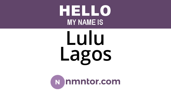 Lulu Lagos
