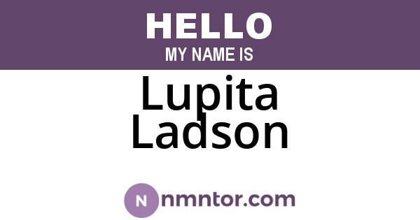 Lupita Ladson